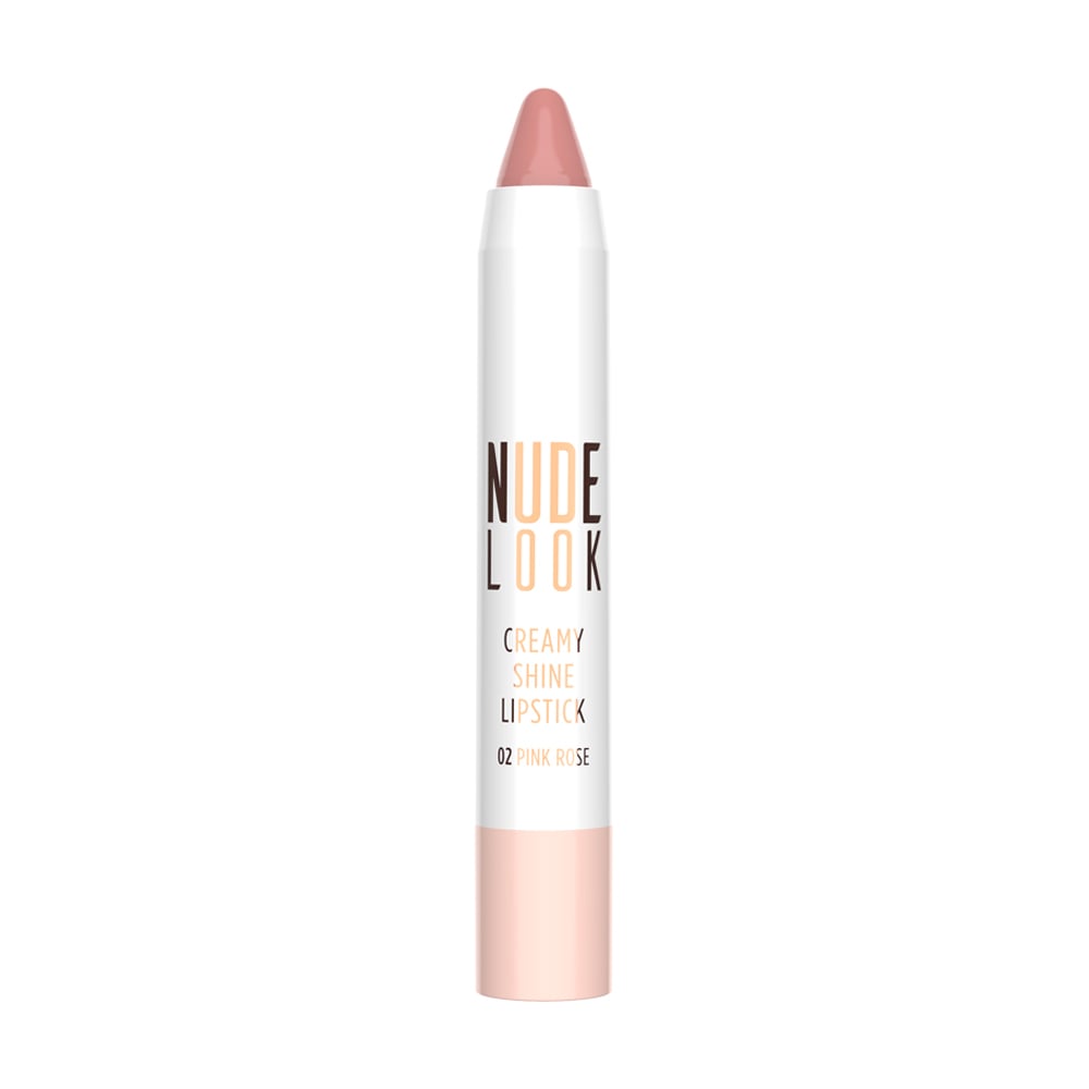 Помада-олівець для губ Golden Rose Nude Look Creamy Shine Lipstick 02 Pink Rose, 3.5 г